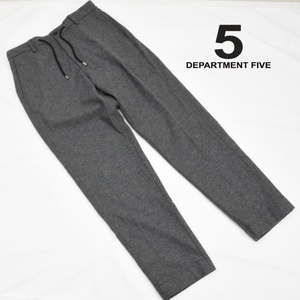 ◇未使用3.2万◇DEPARTMENT5◇ミドルレッグウールカシミアパンツ◇29(W74-84cm)◇グレー◇イタリア製◇デパートメントファイブ◇◇