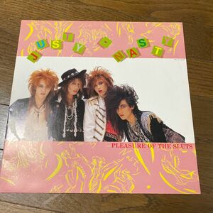 中古　デッドストック　倉庫保管品　ジャンク　LP レコード　JUSTY-NASTY ジャスティ・ナスティ　PLEASURE OF THE SLUTS