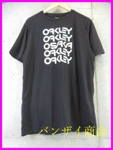 【送料300円可】2070s1◆美品です◆吸汗速乾◆OAKLEY オークリー【大阪限定】ストレッチ 半袖ドライTシャツ L/カットソー/ゴルフジャケット