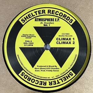 Kerri Chandler / Atmosphere E.P. Vol. 1 [Shelter Records SHL-1004] 