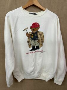 ☆Polo Ralph Lauren ポロ ラルフローレン ポロベア スウェット トレーナー POLO BEAR メンズLサイズ