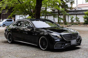 ★兵庫県　S550ロング、S63仕様、左ハンドル、パノラマルーフ、21インチAW、後期顔、マフラー交換、検査付き　