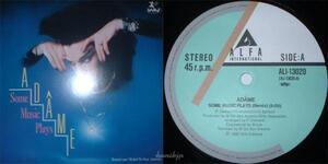 Adame Some music plays 12inch Alfa(JP) 1986! 80s ユーロビート　日本盤