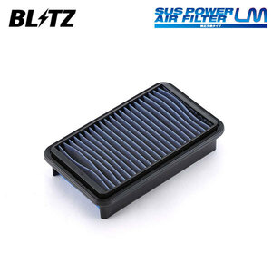 BLITZ ブリッツ サスパワー エアフィルター LM SS-728B ジムニー JB23W H10.10～ K6A ターボ 13780-81AA0