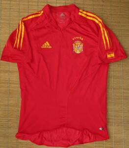 正規品 オーセンティック 選手用 2004-05 スペイン代表～ホーム用 半袖 ユニフォーム Authentic 04-05 Spain Espana