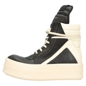 Rick Owens リックオウエンス MEGA BUMPER SNEAKERS メガバンパーレザーハイカットスニーカー ブラック RO02C1868 LOO