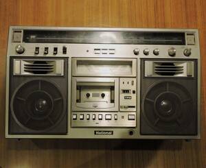 National ナショナル THE Disco ザ ディスコ RX-5600 ラジカセ MX METAL TAPE Cassette Recorder ラジオ、カセット再生OK