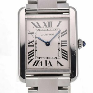 カルティエ CARTIER W5200013/3170 タンクソロ SM クォーツ レディース 良品 A#128595