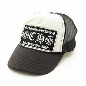 ◆527259 CHROME HEARTS クロムハーツ ◇メッシュキャップ 帽子 トラッカー ワッペン メンズ ブラック