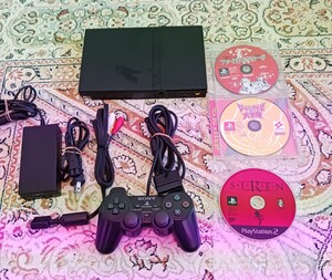 薄型　PS2 SCPH-70000　本体一式　サイレン　ジャージーデビルの大冒険　ファイロ&クロード　ソフト　おまけ付き　現状品　送料無料