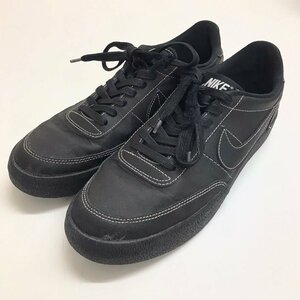 中古品 ナイキ NIKE スニーカー HJ7263-010 キルショットレザー 黒 サイズ 27.5cm ヒモ切れ 質屋出品