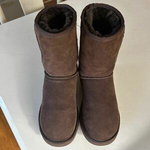 【UGG】★ アグ★ ミドル丈　ムートン　ブーツ　ブラウン　6 23cm