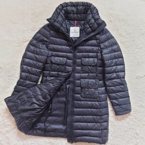 1円〜 極美品 激レア MONCLER モンクレール ダウンジャケット ダウンコート ZEIA ブラック 4ポケット 0サイズ 冬物 レディース 軽量 極希少