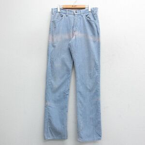 W33/古着 リーバイス Levis コーデュロイ パンツ メンズ 薄紺 ネイビー 24nov07 中古 ボトムス ロング