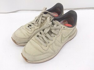 ◇ NIKE ナイキ INTERNATIONALIST 828408-200 スニーカー シューズ サイズ23.0cm ベージュ ゴールド系 レディース E