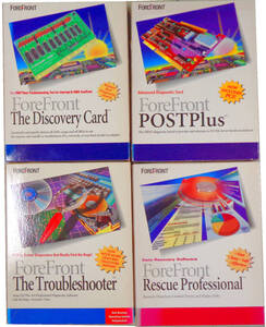 ForeFront ソフト3種類セット The Discovery Card, POST Plus, The Troubleshooter, Rescue Professional