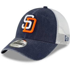 New Era ニューエラ MLB San Diego Padres パドレス Cooperstown 1991 Truckers 9FORTY Adjustable Meshキャップ フリーサイズ