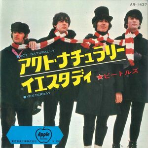 7 Beatles Act Naturally / Yesterday AR1437 APPLE /00080