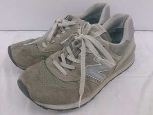 ◇ NEW BALANCE ニューバランス D ML574EGG スニーカー シューズ サイズ27ｃｍ グレー メンズ E