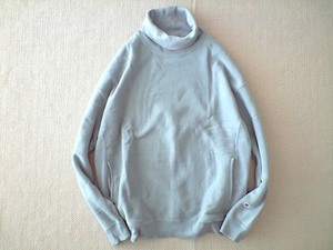 即決 復刻 青タグ Lサイズ モンキータイム 別注 Champion REVERSE WEAVE ビッグシルエット タートル スウェット 水色グレーmonkey time