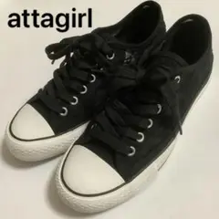 【一度着用】attagirl アタガール レース素材 ローカット スニーカー Ｍ