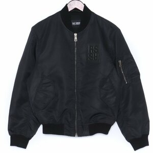 RAF SIMONS 23SS BOMBER JACKET サイズ34 ブラック 231-W628-30000 ラフシモンズ ボンバージャケット ma-1