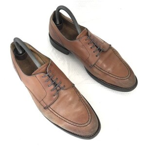 ラルフローレン/POLO RALPH LAUREN★本革/グッドイヤー製法/Uチップ【25.5cm/茶/BROWN】靴/ビジネスシューズ/dress shoes/boots◆pG-179