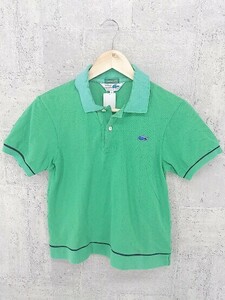 ◇ CHEMISE LACOSTE シュミーズ ラコステ 半袖 ポロシャツ 2 グリーン *