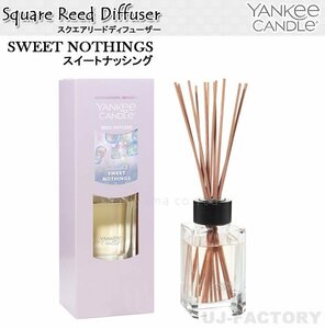 ★香りつき♪ルームフレグランス★カメヤマキャンドル YANKEE CANDLE スクエアリードディフューザー★スイートナッシング（K33205317）