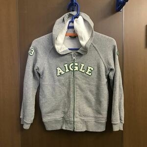 AIGLE キッズジップアップパーカー 110