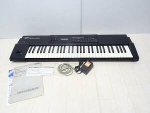 【通電、点灯確認のみ/ジャンク扱い】MU-857◆Roland XP-10 シンセサイザー MIDIキーボード 電子キーボード 中古品【同梱不可】