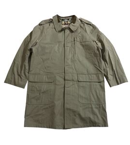 イングランド製 ■ BARACUTA バラクータ ■ 裏地 チェック柄 ステンカラーコート ベージュ系 42