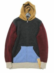 新品 定価17万6000円 The Elder Statesman ジ エルダーステイツマン カシミヤ ニット ジップ パーカー L