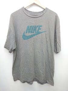 ◇ NIKE ナイキ スウッシュ 半袖 クルーネック Tシャツ サイズXL ダークグレー メンズ P