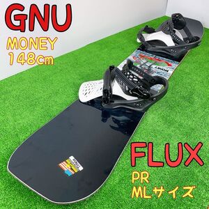 GNU MONEY 148 FULX PR ML スノーボード　ボード　バイン