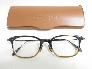 13861◆OLIVER PEOPLES オリバーピープル Colina OTPI 49□19-145 メガネ/眼鏡/度付きレンズ MADE IN JAPAN 中古 USED