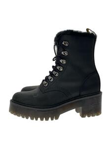 Dr.Martens◆ブーツ/UK4/BLK/LEONA FL/擦れ有