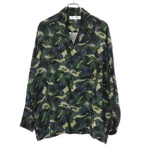 TOGA TOO トーガ トゥ 24AW INNER PRINT SHIRT インナープリントシャツ TZ242-FJ912 グリーン L ITQ27CK27W8O