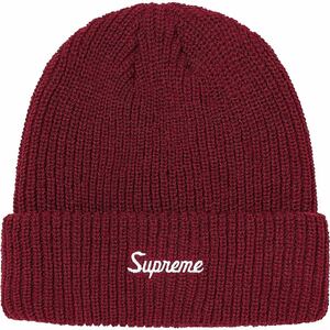 【新品 ダークマゼンタ Loose Gauge Beanie】 supreme 20aw ルーズゲージビーニーバーガンディー bandana cross box logo new era 登坂広臣