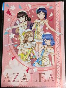 ☆クリアファイル☆ ラブライブ！ サンシャイン!! × 燦鳥ノム　イオン限定 特典　AZALEA　松浦果南　黒澤ルビィ　国木田花丸 /gf72