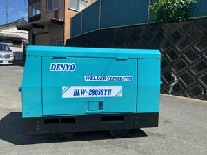 ★DENYO★デンヨーBLW-280SYII★直流アーク溶接機★発電機★100V/200V★ディーゼルエンジン★