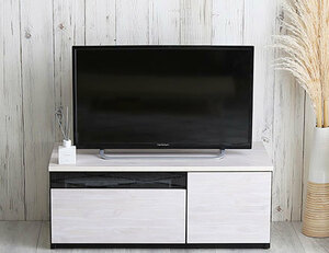 日本製 テレビ台 テレビボード 90cm幅 完成品 国産 ローボード ホワイト色