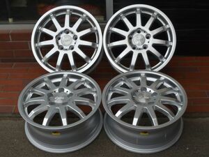 16インチ TAS C-WORKS 16X6.5J PCD 112 5穴 +50 中古ホイール4本セットフォルクスワーゲン ゴルフ5/6/7 などに バルブ交換済み