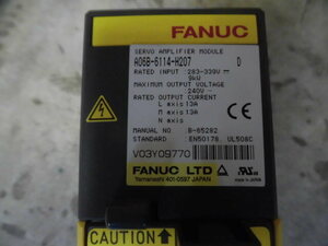 ファナック　FANUC サーボアンプモジュール A06B-6114-H207 中古品　動作確認済み