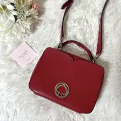 美品✨ケイトスペード ショルダーバッグ カメラバッグ 2way バニティ レッド