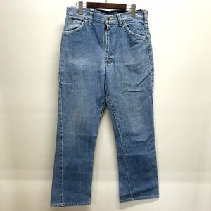 LEE デニムパンツ ジーンズ ジーパン カジュアル ブーツカット ウォッシュ 古着 メンズ インディゴ系 リー ボトムス A0614◆