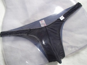 bra42 ◎【セール通常価格1280円】モッコリ　Tフロント　パンツ メンズビキニ リオバック メッシュ 下着　インナーブラック　895　Ｍ ◎