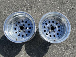 ENKEI HR385 ハリケーンレーシング 深リム 旧車 当時物 2本 10.5J−33 114.3 SSR BBS RSワタナベ RAYS 