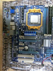 動作ジャンク！ATXマザーボードAMD CPU・メモリ6G付き　PhenomⅡｘ4　810