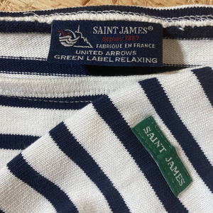 SAINT JAMES UNITED ARROWS ボーダー 長袖 Tシャツ M コラボ 別注 限定 GREEN LABEL RELAXING ユナイテッド アローズ